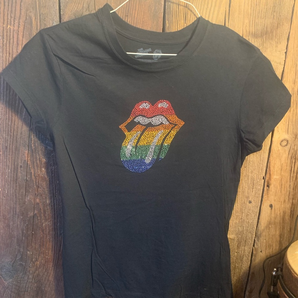 New Rolling Stones Brand Ladies Large T-shirt